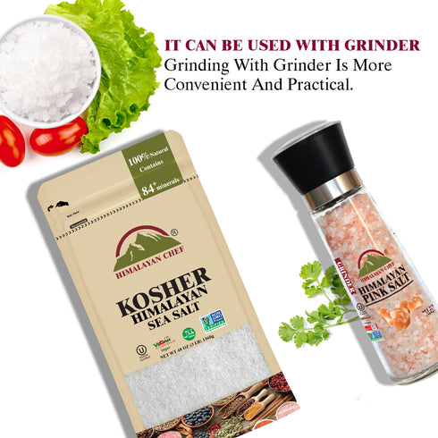 Kosher Sea Salt 3 lbs | HIMALAYAN CHEF